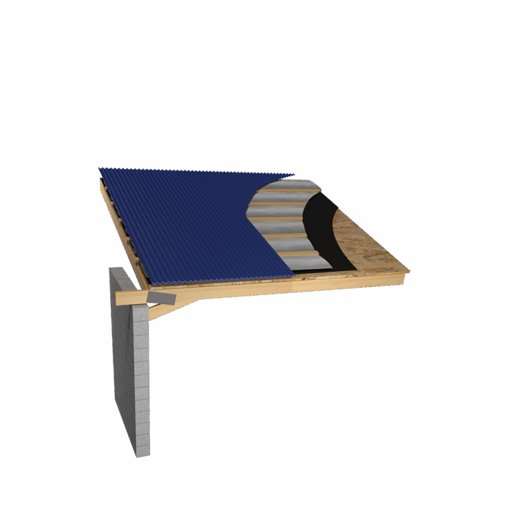 Radiant Shield Radiant Barrier radiant barrier product visualizer assembled view