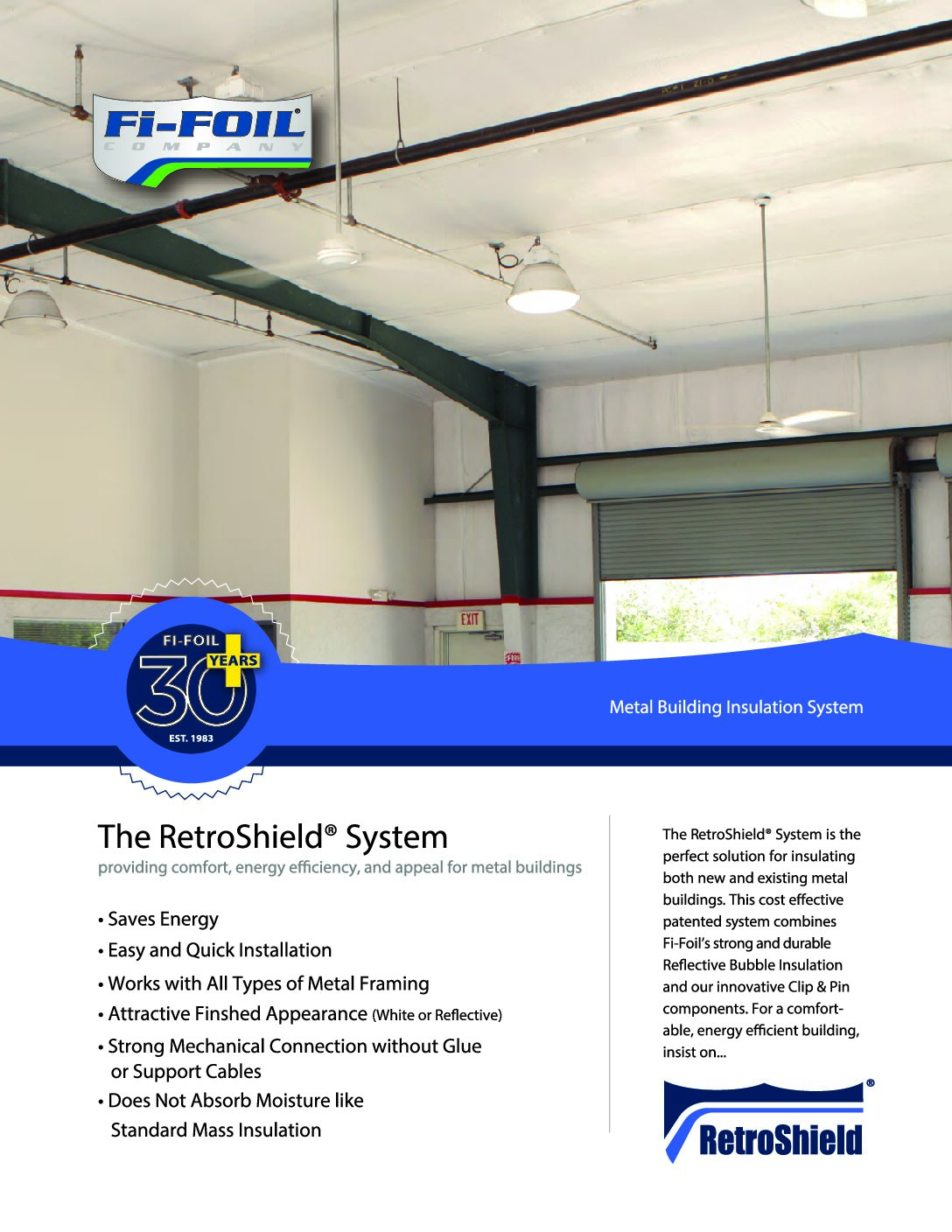 2. Application-Sheet-RetroShield-System RetroShield® Application Sheet