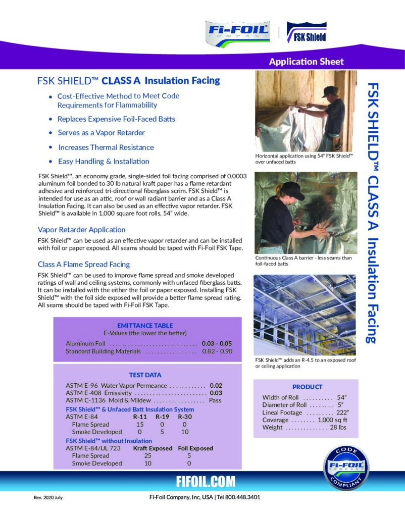 FSK Shield™ Application Sheet