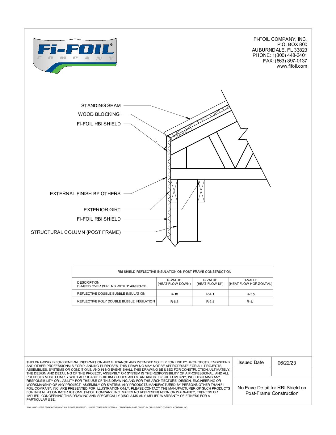 RBI Shield™ No Eave Detail on Post-Frame Construction [PDF]