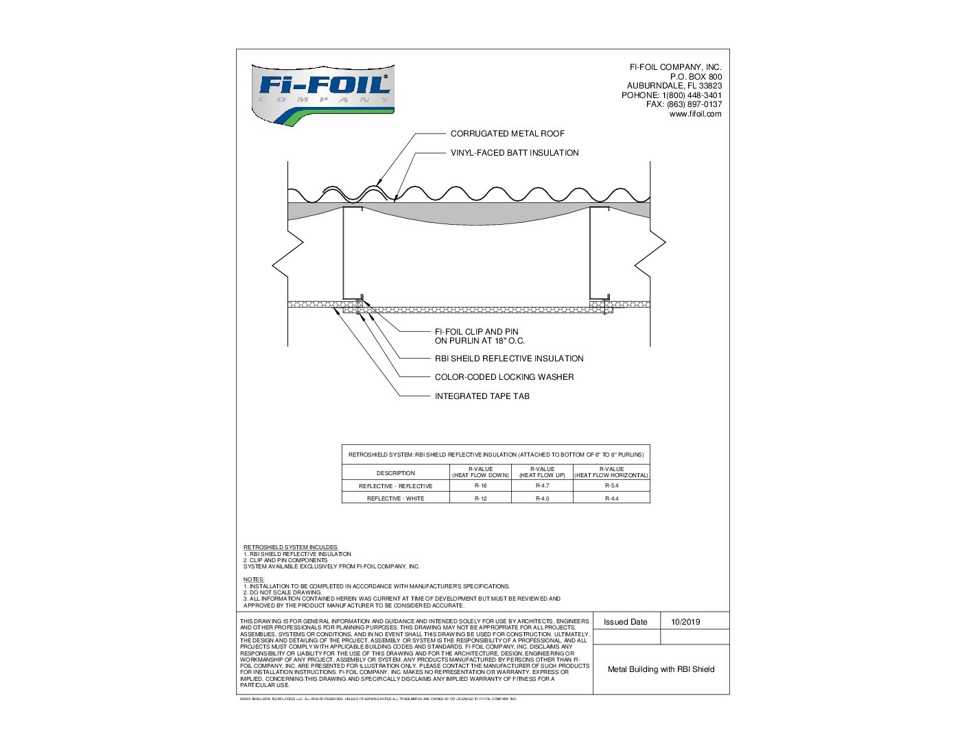 FI-FOIL® Metal Building Retrofit with RetroShield® Over Vinyl-Faced Batt [PDF]