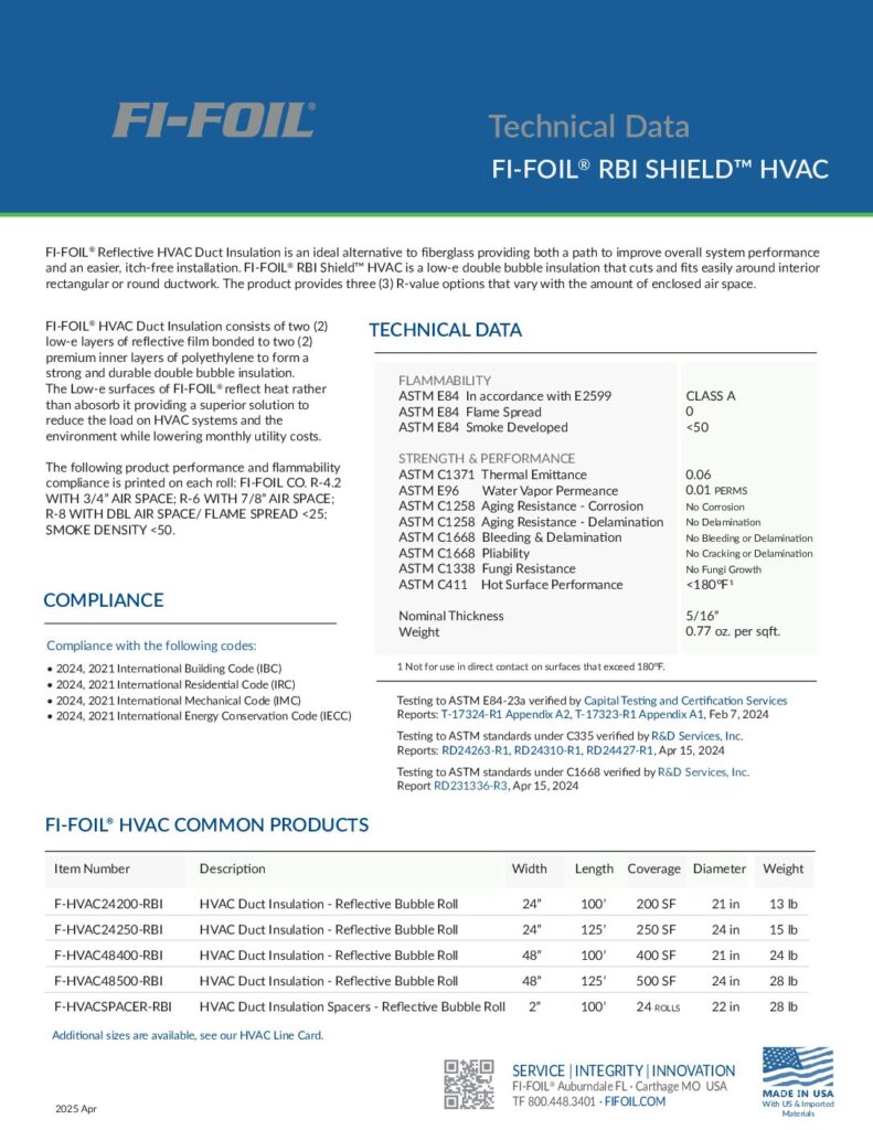 RBI Shield™ HVAC Product Brochure