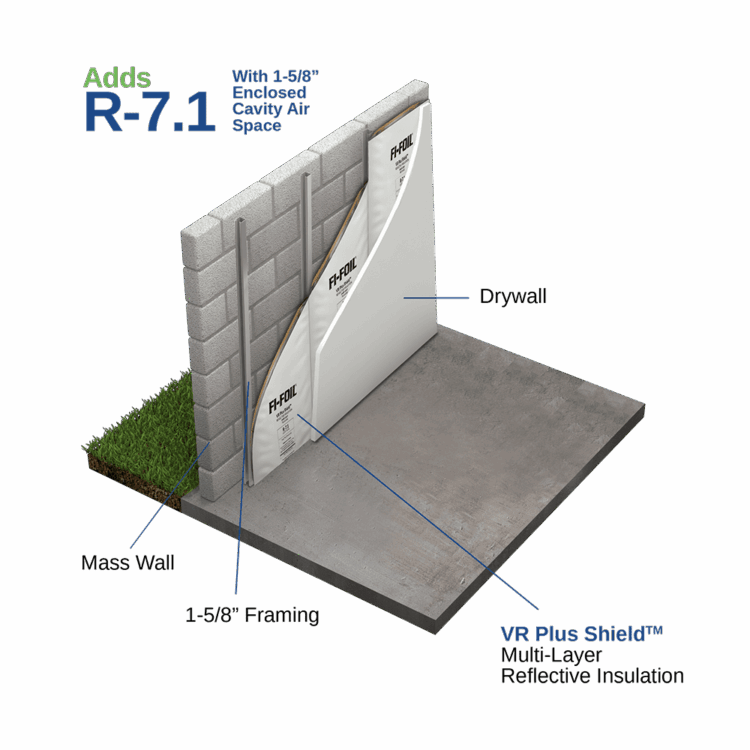 vr-plus-without-flex-foam-masonry-wall-insulation VR plus without flex foam