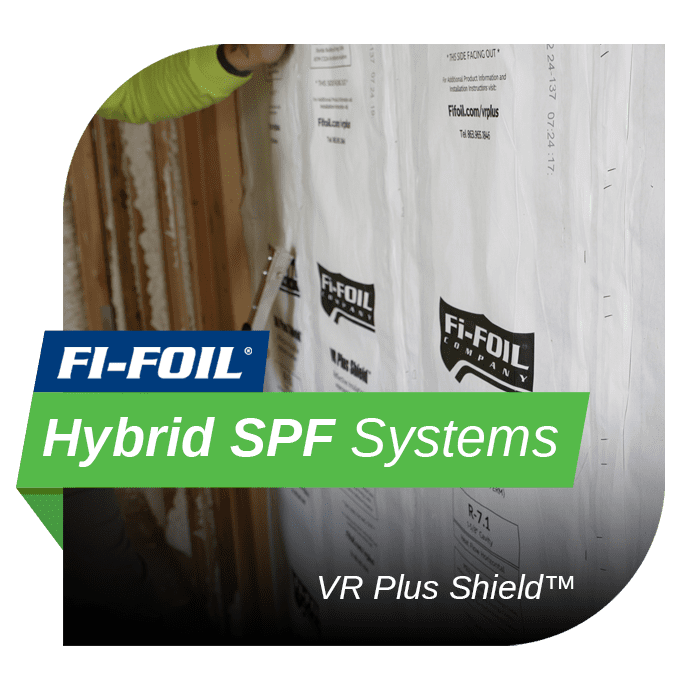 FI-FOIL hybrid reflective and spf insulation system improves overall building performance