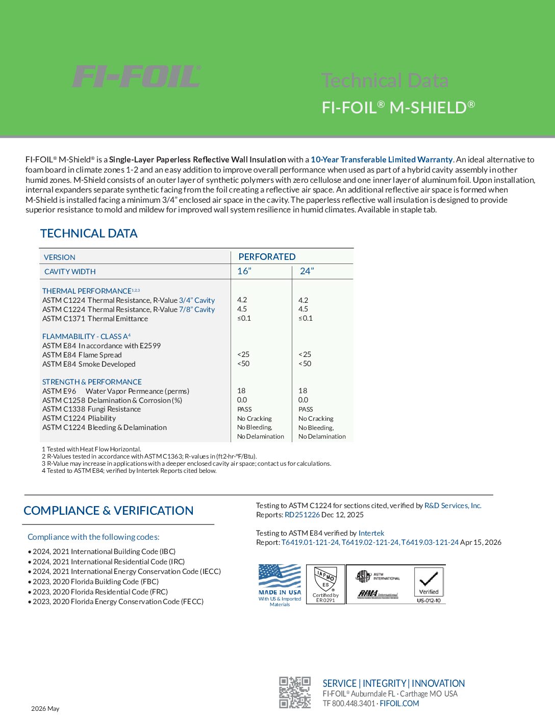 M-Shield-Technical-Data-Sheet-2026-May M-Shield® Technical Data Sheet