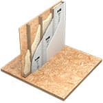 vr plus reflective insulation with spray foam on frame wall drawing